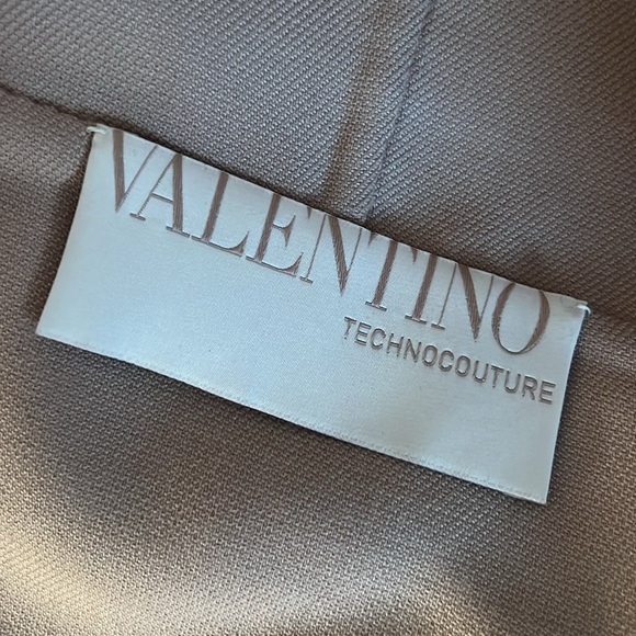 VALENTINO TechnoCOUTURE JACKET Beautiful Nude Color with Lamb fur insert Size 10 - Picture 11 of 15